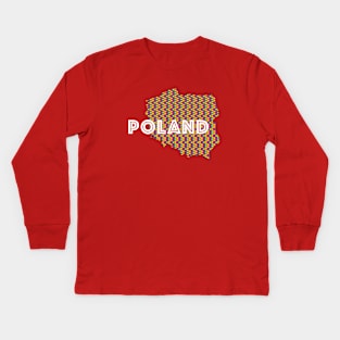 Poland Pride Kids Long Sleeve T-Shirt